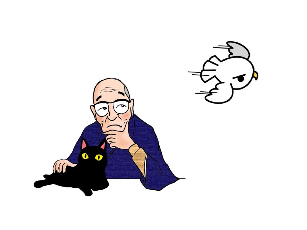 乱歩とハヤブサ